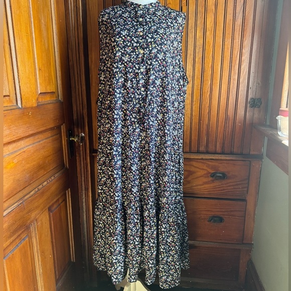 NWT Chaps Floral Midi/Maxi Dress Size 1X - Picture 1 of 10